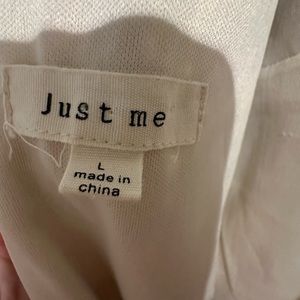 Just Me Black Lace detail long sleeve sheath dress